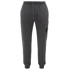 STONE ISLAND BASIC BADGE SWEATPANTS DARK GREY
