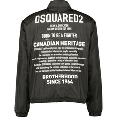 DSQUARED2 Back Print Jacket Black
