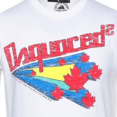 DSQUARED2 Canadian Shooting Stars T-shirt White