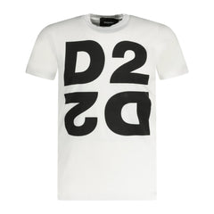 DSQUARED2 'D2' Mirror Logo T-Shirt White