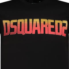 DSQUARED2 Ombre Logo T-Shirt Black