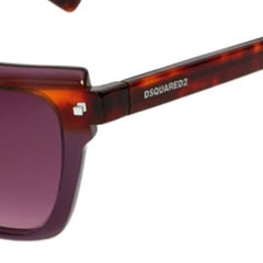 DSQUARED2 Tortoiseshell Square Sunglasses Brown