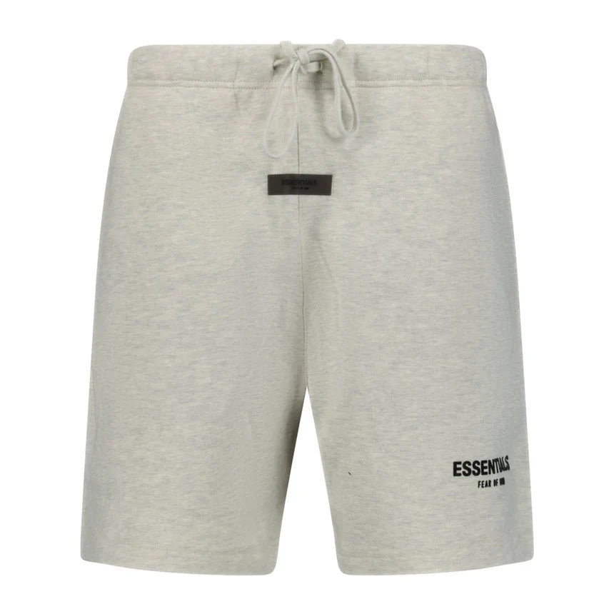 FEAR OF GOD ESSENTIALS COTTON SHORTS LIGHT OATMEAL