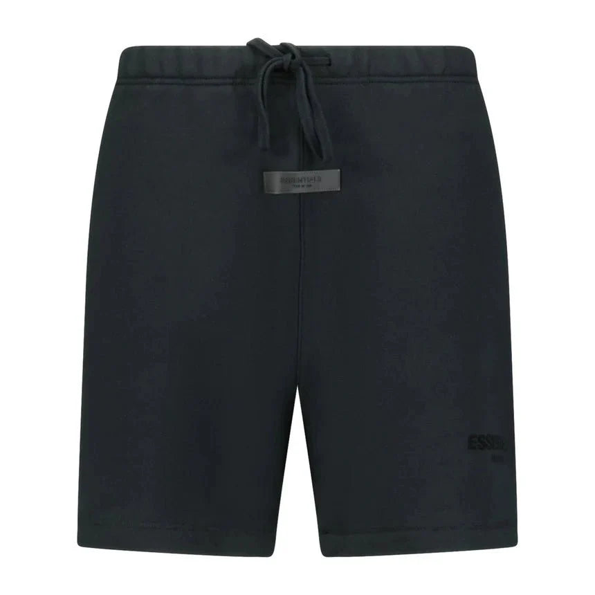 FEAR OF GOD ESSENTIALS COTTON SHORTS BLACK