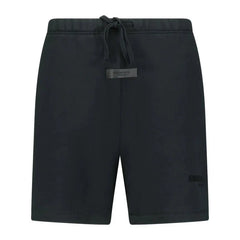FEAR OF GOD ESSENTIALS COTTON SHORTS BLACK