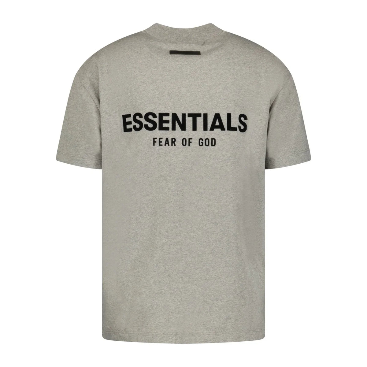 FEAR OF GOD ESSENTIALS CREW NECK DARK OATMEAL GREY T-SHIRT