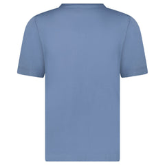 GRAN SASSO COTTON CREWNECK T-SHIRT IN BLUE