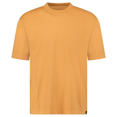 GRAN SASSO COTTON CREWNECK T-SHIRT IN ORANGE