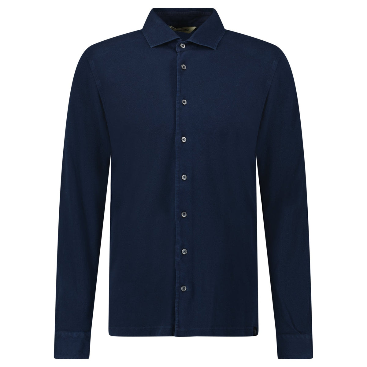 GRAN SASSO COTTON SHIRT IN NAVY