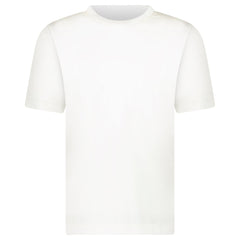 GRAN SASSO SILK CREWNECK T-SHIRT IN IVORY