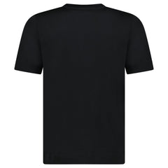 GRAN SASSO PURE COTTON T-SHIRT IN BLACK