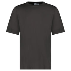 GRAN SASSO PURE COTTON T-SHIRT IN DARK GREY