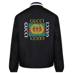 GUCCI 'Coach' Logo Jacket Black
