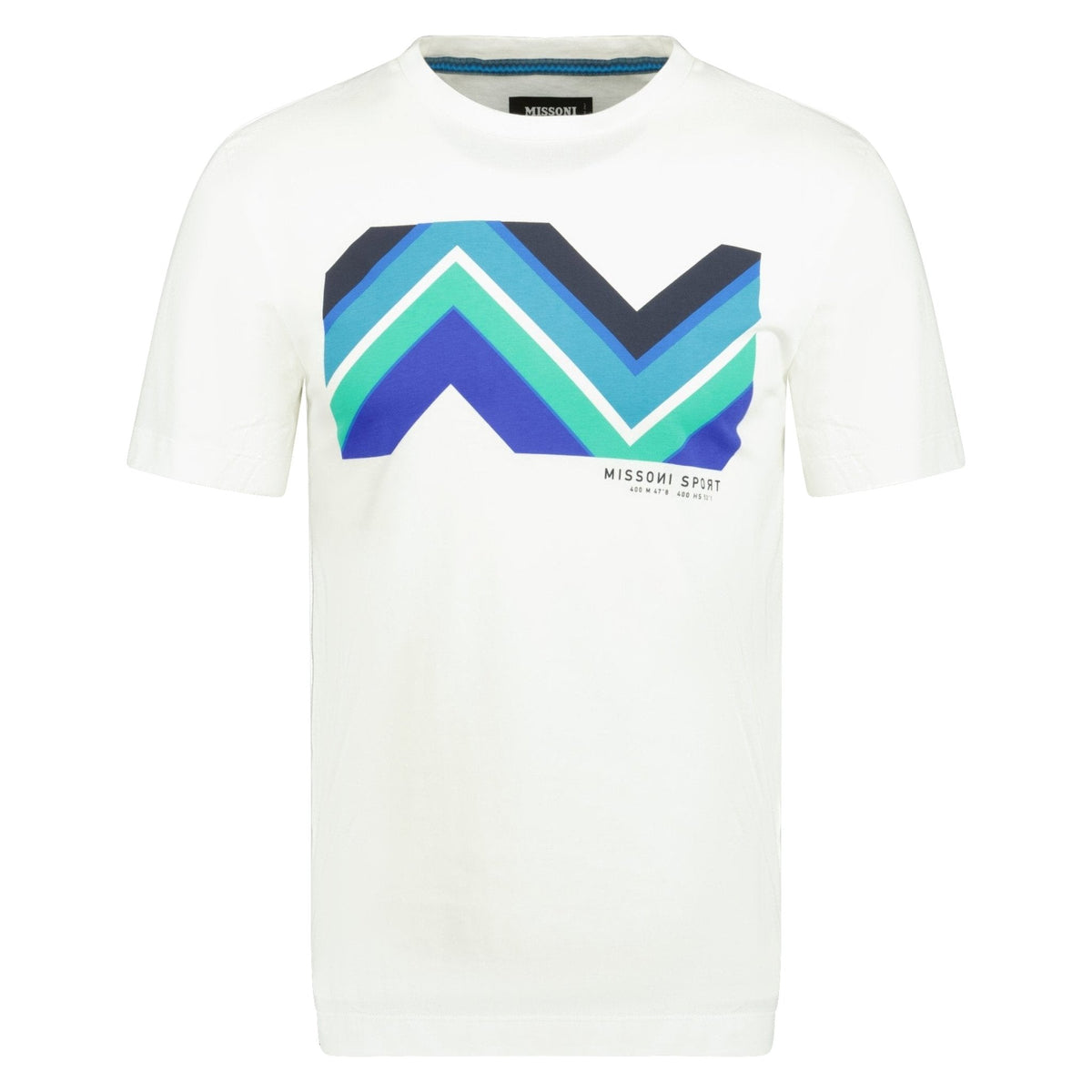 MISSONI Sport Zig-Zag T-Shirt White