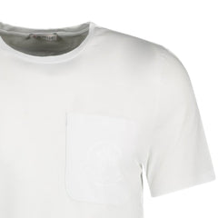 Chest Print Logo Classic Pocket T-Shirt White