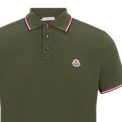 Logo Cotton Polo T-Shirt Khaki