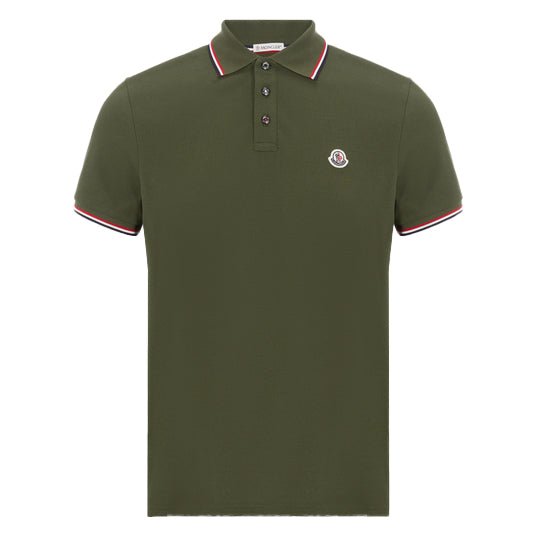 Logo Cotton Polo T-Shirt Khaki