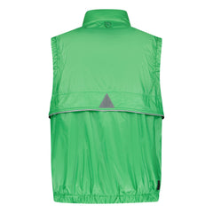 MONCLER GRENOBLE 'OLLON' FABRIC GILET GREEN