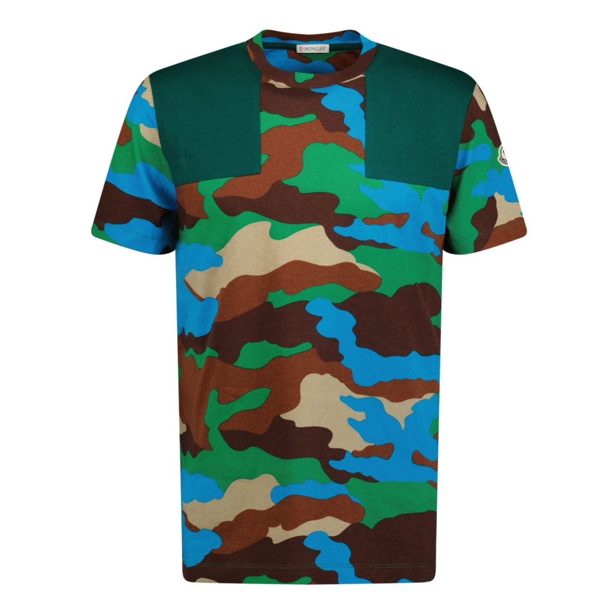 Raised Logo T-Shirt Camo Green