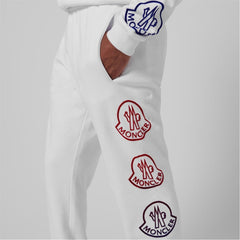 Side Logo Sweatpants White