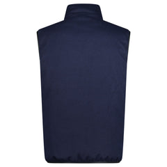 MONCLER 'TUMBA' DOWN PADDED CASHMERE-BLEND GILET NAVY