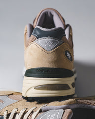 New Balance Unisex Made in UK 991v2 Cuban Sand U991BE2