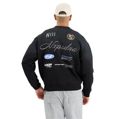 NXP Reservation Box Fit Sweater - Jet Black