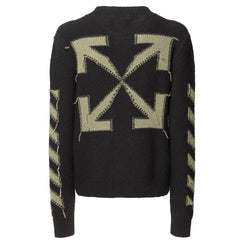 OFF-WHITE Arrow Black Knitted Jumper