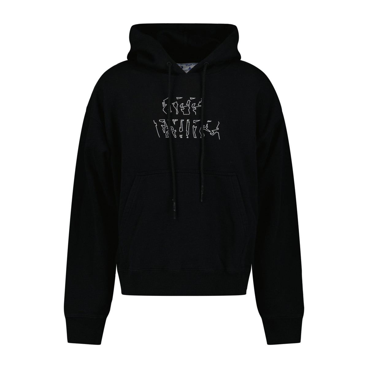 OFF-WHITE Arrow Print Hoodie Black