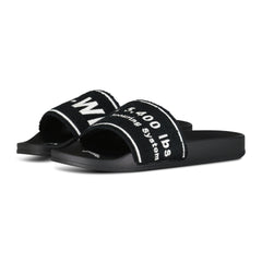 OFF-WHITE Embroidery Sliders Black
