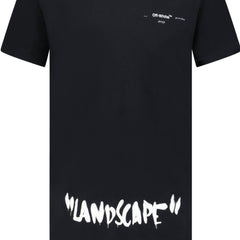 OFF-WHITE  'Landscape' T-shirt Black