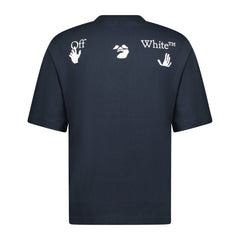 OFF-WHITE "Outfit came from Italy" T-Shirt Navy