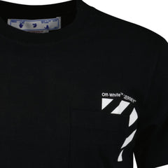 OFF-WHITE  Pocket Logo T-shirt Black