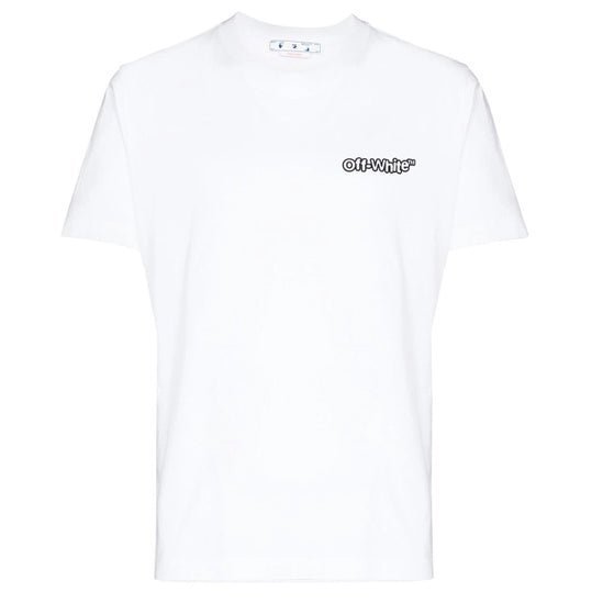 OFF-WHITE Slim Fit FF Blur T-Shirt White