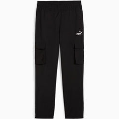 PUMA Women's ESSENTIALS No. 1 Logo Woven Cargo Pants - Black