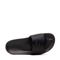 PUMA LEADCAT SATIN PUMA BLACK WOMEN SANDAL SLIDES 365338-01 ***