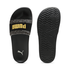 Puma Womens Leadcat 2.0 Animal Flair Slide - Black