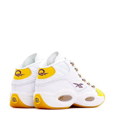 Reebok Classics Basketball Men Question Mid Allen Iverson Yellow Toe Core FX4278