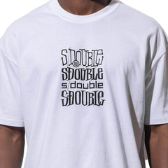 S / DOUBLE Logofest SS Tee - White