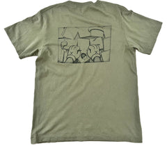 KAWS x Uniqlo XX Pocket Tee Olive (WORN)