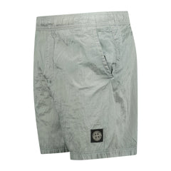 STONE ISLANDChrome Swim Shorts Silver