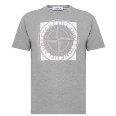 STONE ISLAND TRICOMIA TWO T-SHIRT GREY