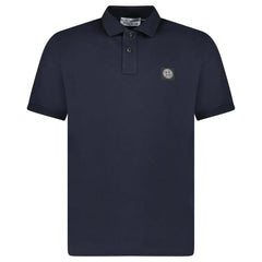 STONE ISLAND COMPASS LOGO POLO NAVY
