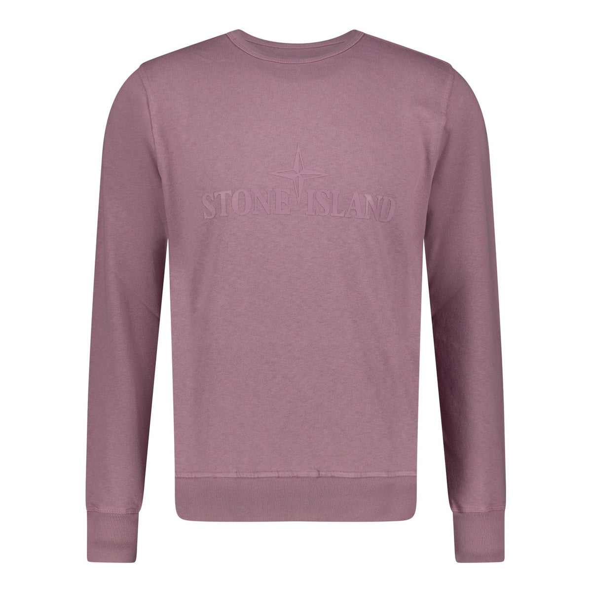 STONE ISLANDCotton Double Sided Sweatshirt Pink