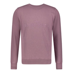 STONE ISLANDCotton Double Sided Sweatshirt Pink