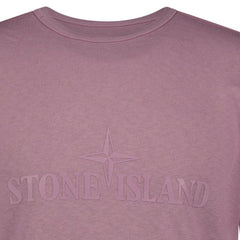 STONE ISLANDCotton Double Sided Sweatshirt Pink