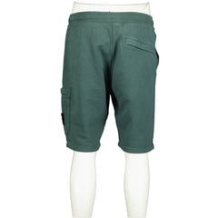 STONE ISLANDCotton Sweat Shorts Forest Green
