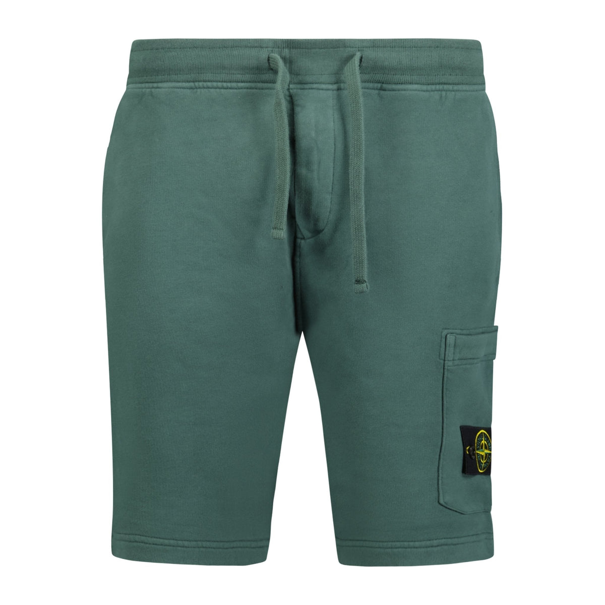 STONE ISLANDCotton Sweat Shorts Forest Green