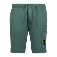 STONE ISLANDCotton Sweat Shorts Forest Green