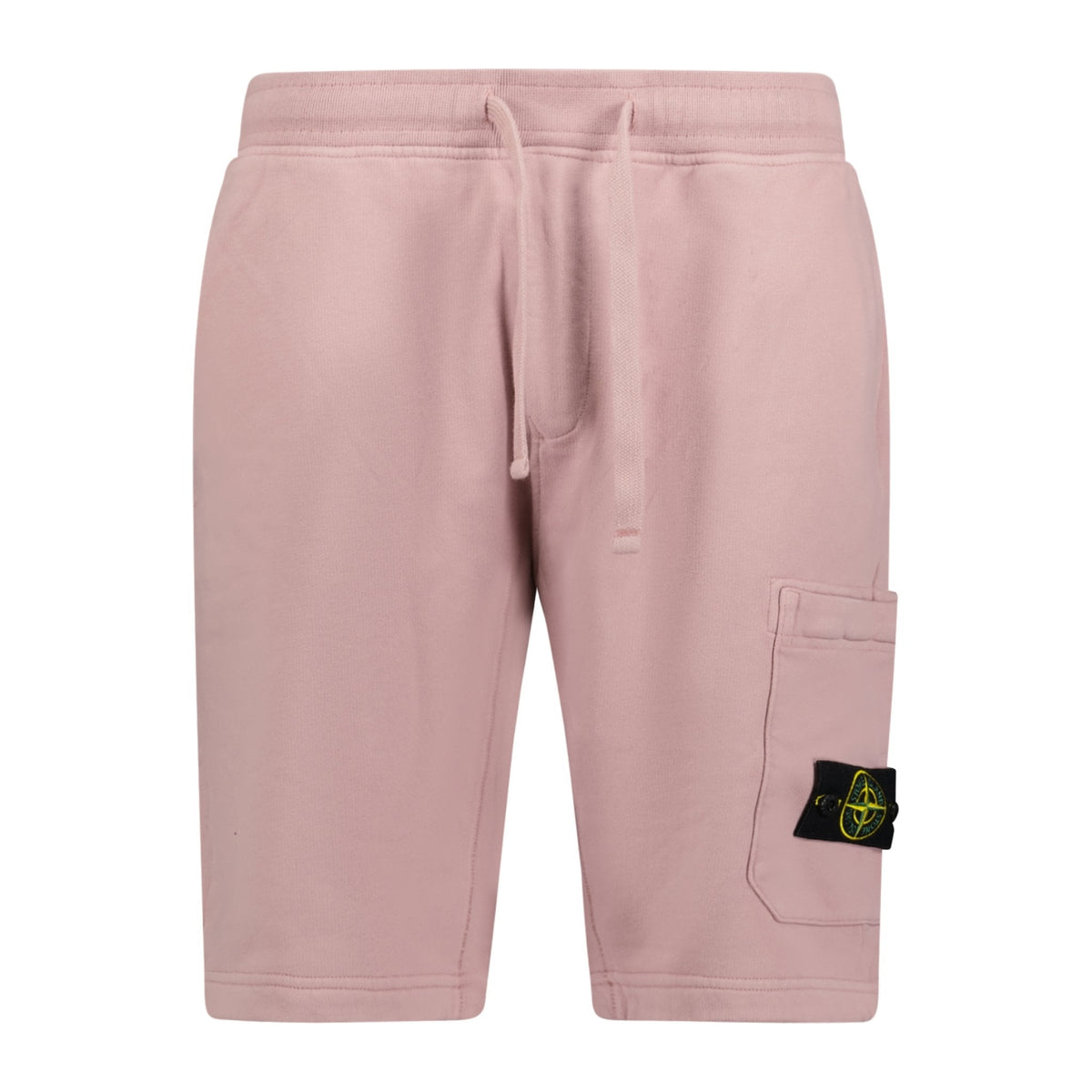 STONE ISLANDCotton Sweat Shorts Forest Rose